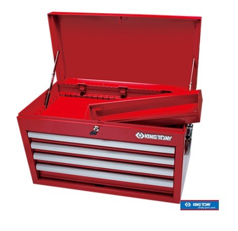 KING TONY Ящик для инструмента 4 секции | 87412-4B