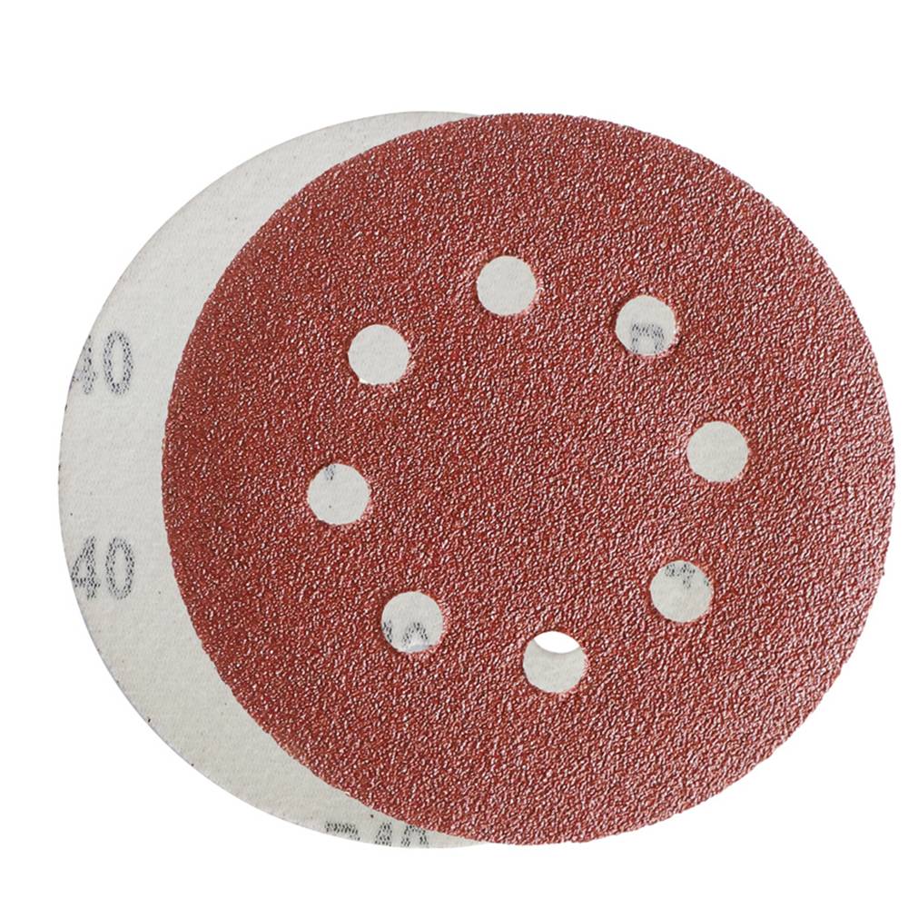 Коло абразивне з отворами, 125 мм, 5 шт, № 120. Spitce | 18-455