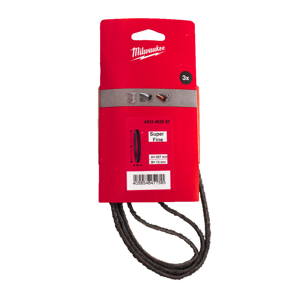MILWAUKEE Стрічка полірувальна повстяна, 13х475 (3шт) | 4932492887