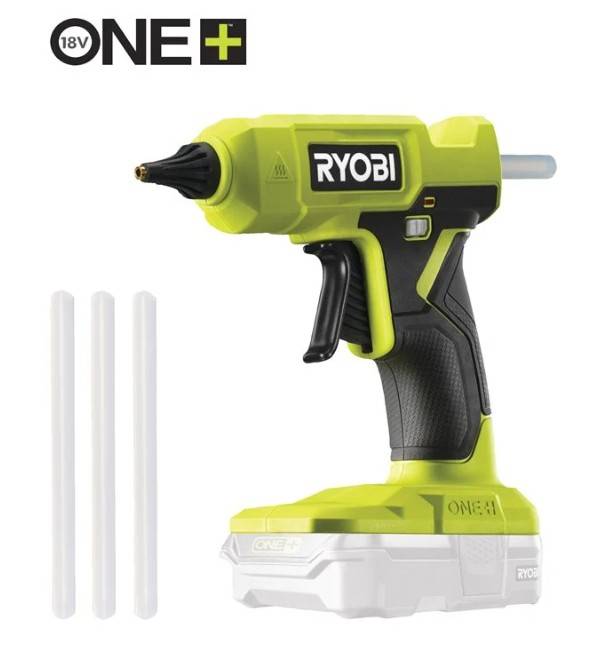 Пістолет клейовий акумуляторний RYOBI RGLU18-0 ONE+18В (каркас)
