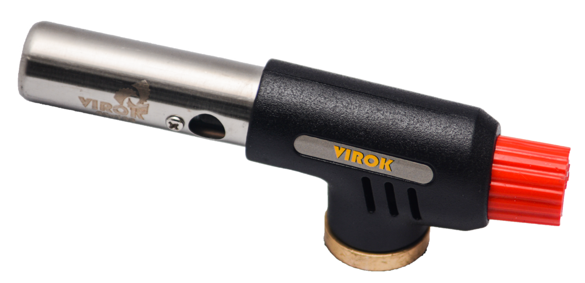 VIROK Пальник газовий з різьбовим (7/16) з'єднанням. Piezo, ceramic  | 44V188