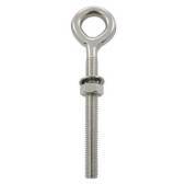 Болт с кольцом нержавеющий длинный + гайка  /// 815020