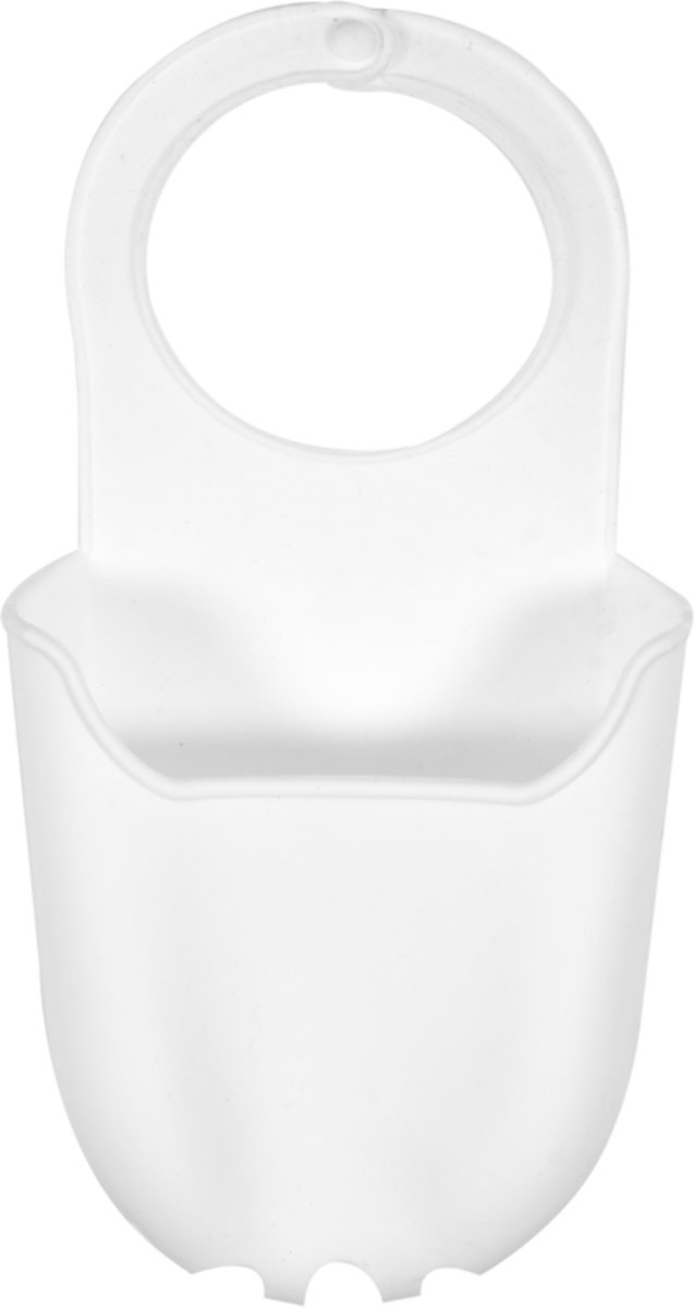 FALA Органайзер силіконовий, білий, підвісний для губки, 200х 100 мм  | 74786