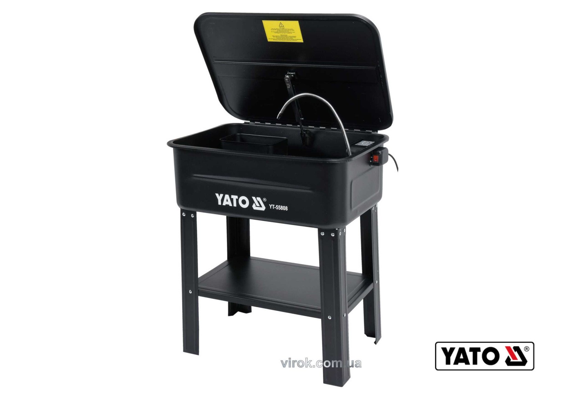 YATO Мийка для майстерні мережева YATO : 80 л, 10 л/хв, висота 88 см, ванна 72х 48х 26 см  | YT-5580