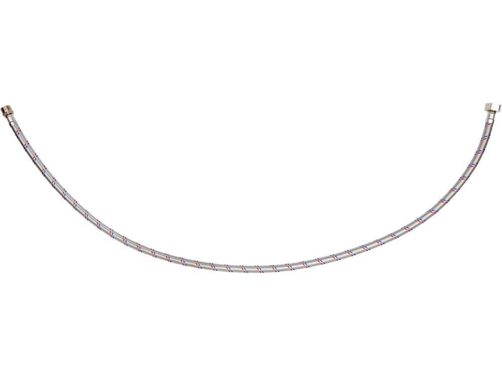 Шланг водопровідний з опліткою з нерж сталі FALA l= 1000мм, Ø= 8/12, з'єднання F-1/2" х M-3/8" 1 МПа