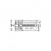 MUNGO MQLK - STB 10x80 Квадро - дюбель с бортиком со стопорным шурупом с пресс-шайбой HEX+Т40