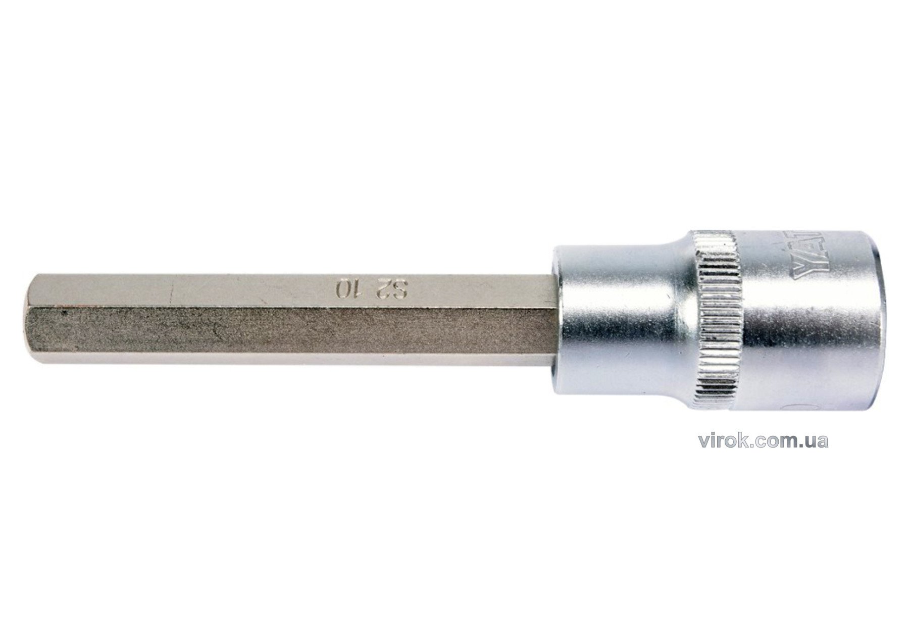 YATO Головка торцева з насадкою HEX YATO : квадрат 1/2". HEX M10, L= 100 мм. подовжена  | YT-04395