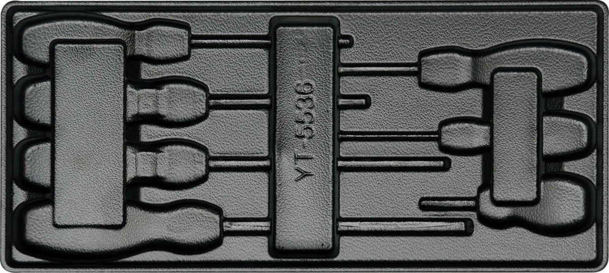 YATO Вклад до інструментальної шафи пустий YATO, для викруток YT-5536  | YT-55361