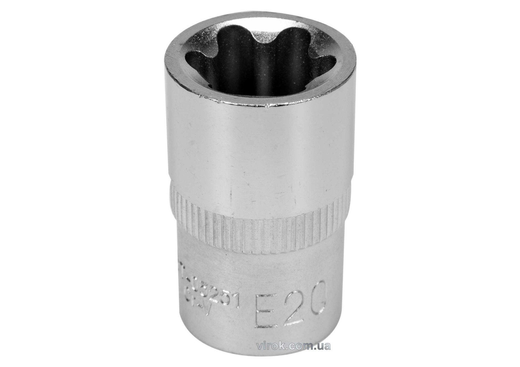 YATO Головка торцева YATO : TORX E20, квадрат 1/2", CrV, DIN 2124  | YT-05251