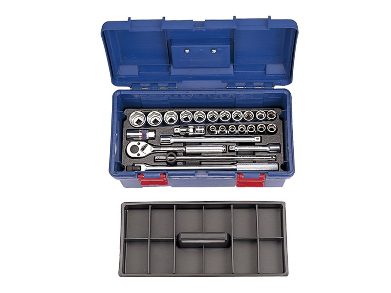 KING TONY Набор инструментов 26 ед. в пластиковом ящике 6гранн | 41526MR