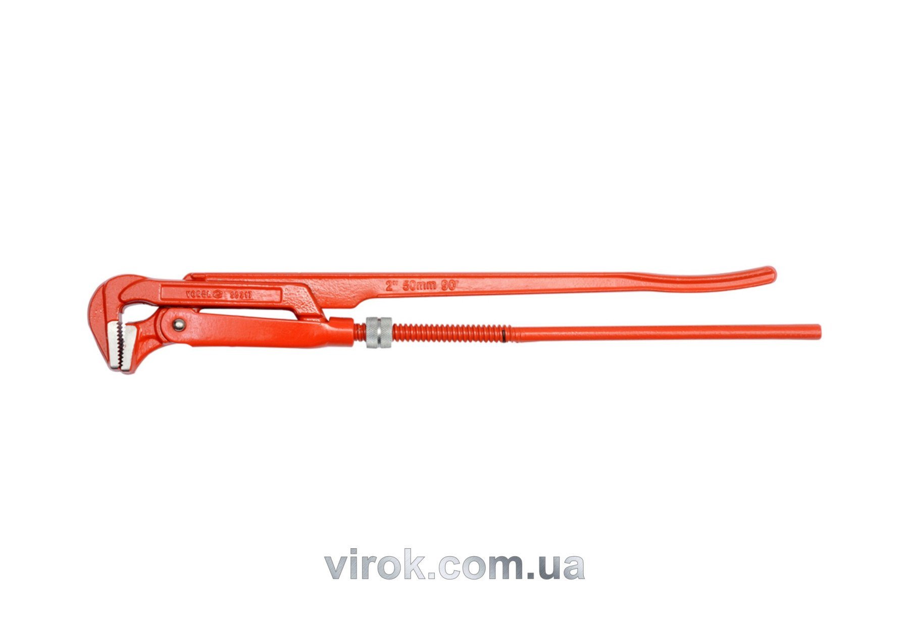 VOREL Ключ трубний з карбонової сталі 2", 90°  | 55217