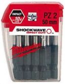 Milwaukee Бита для шуруповерта PZ2 (длина 50мм, 10 шт) // 4932352976