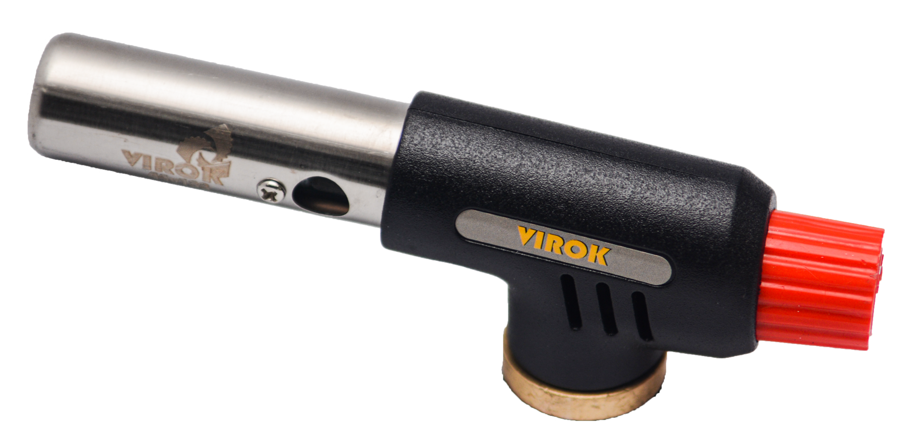 VIROK Пальник газовий з різьбовим (7/16) з'єднанням. Piezo, ceramic  | 44V188