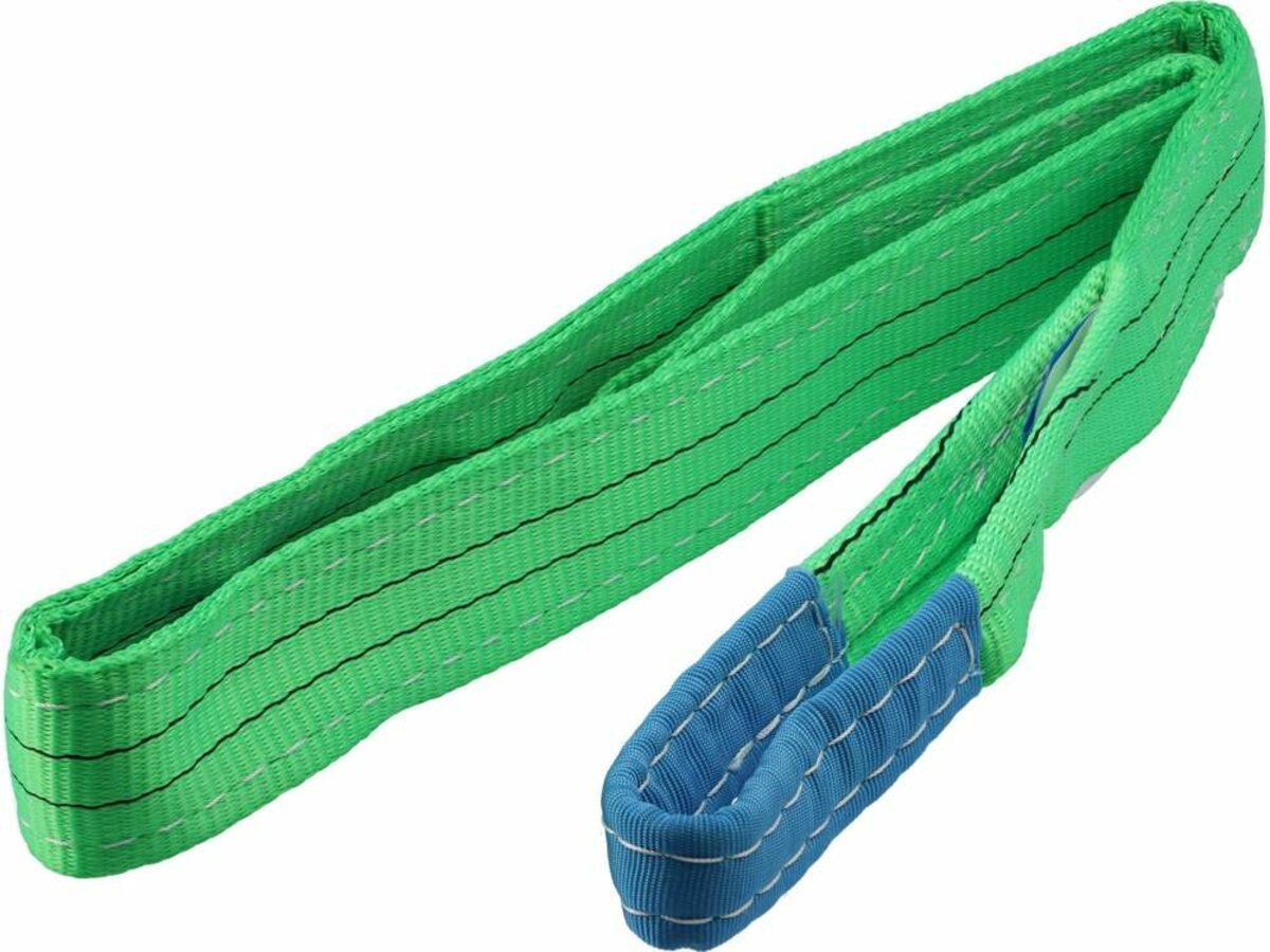 VOREL Строп пасовий з поліестеру 2 петлі по 30 см, заг. l=2 м, шир.- 60 мм, макс. навантаж- 2 т  | 8