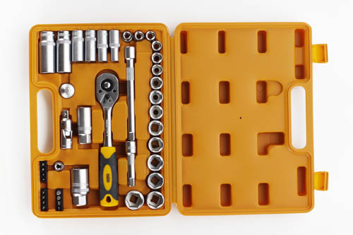 Набор насадок CrV 3/8 (39шт) Стандарт СИЛА