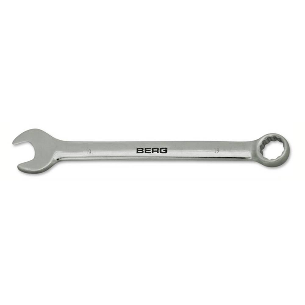 Ключ ріжково-накидний Cr-V 19мм Berg | 48-313