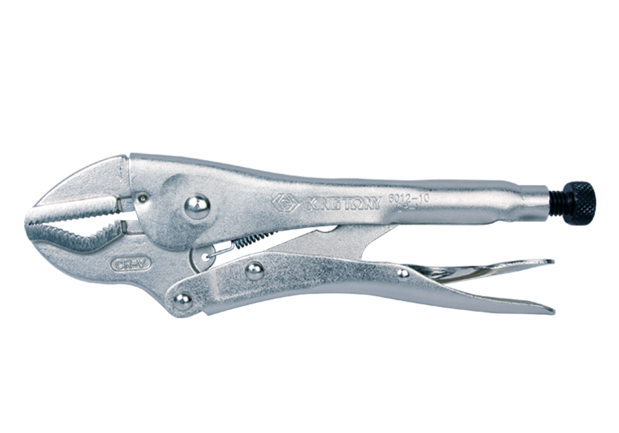 KING TONY Зажим с фиксатором, L=175 мм, хром | 6012-07N