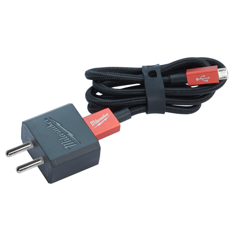 MILWAUKEE Зарядний пристрій Micro-USB , QUSB, 220В | 4932459888