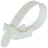 Кріплення ремінцеве біле матеріал: поліетилен 63