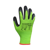 Стрейчеві рукавиці з латексним покриттям КВІТКА PRO SandyGrip Industrial (10" / XL) (110-1221-10-IND