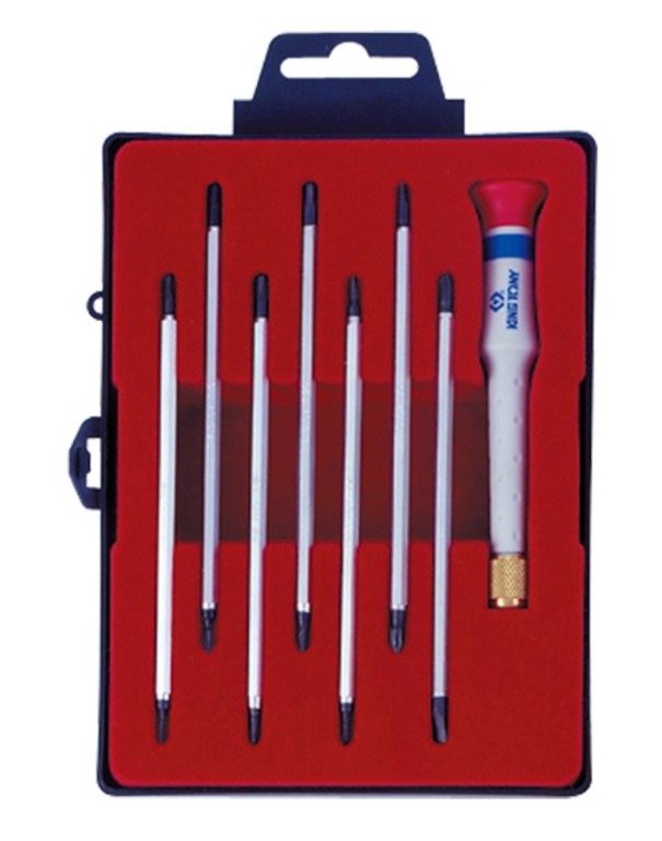 KING TONY Набор прецизионных отверток (PH, SL, TORX) 8 предметов | 32607MR