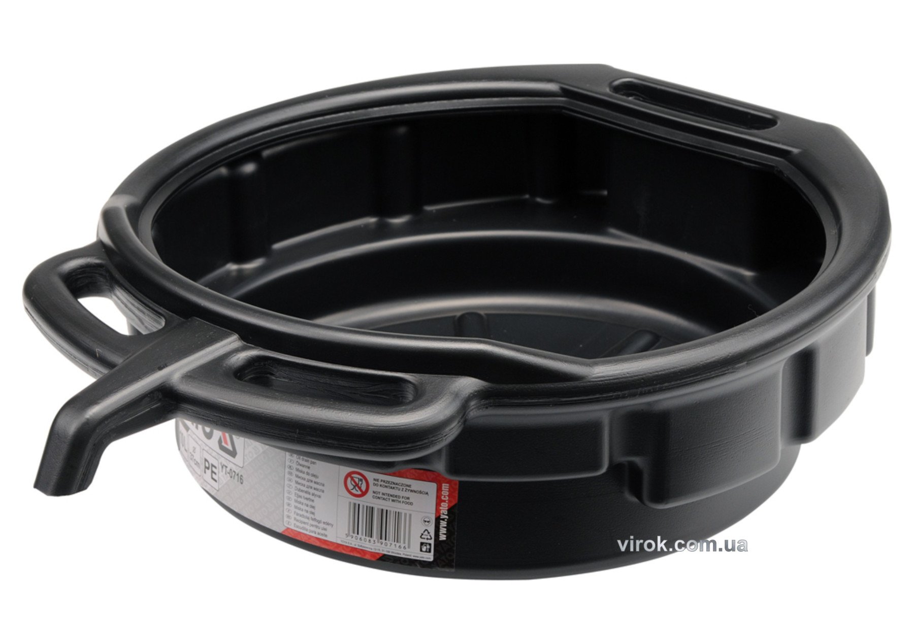 YATO Посудина для зливу оливи та інших після експлуат. рідин YATO, V= 10 л  | YT-0716