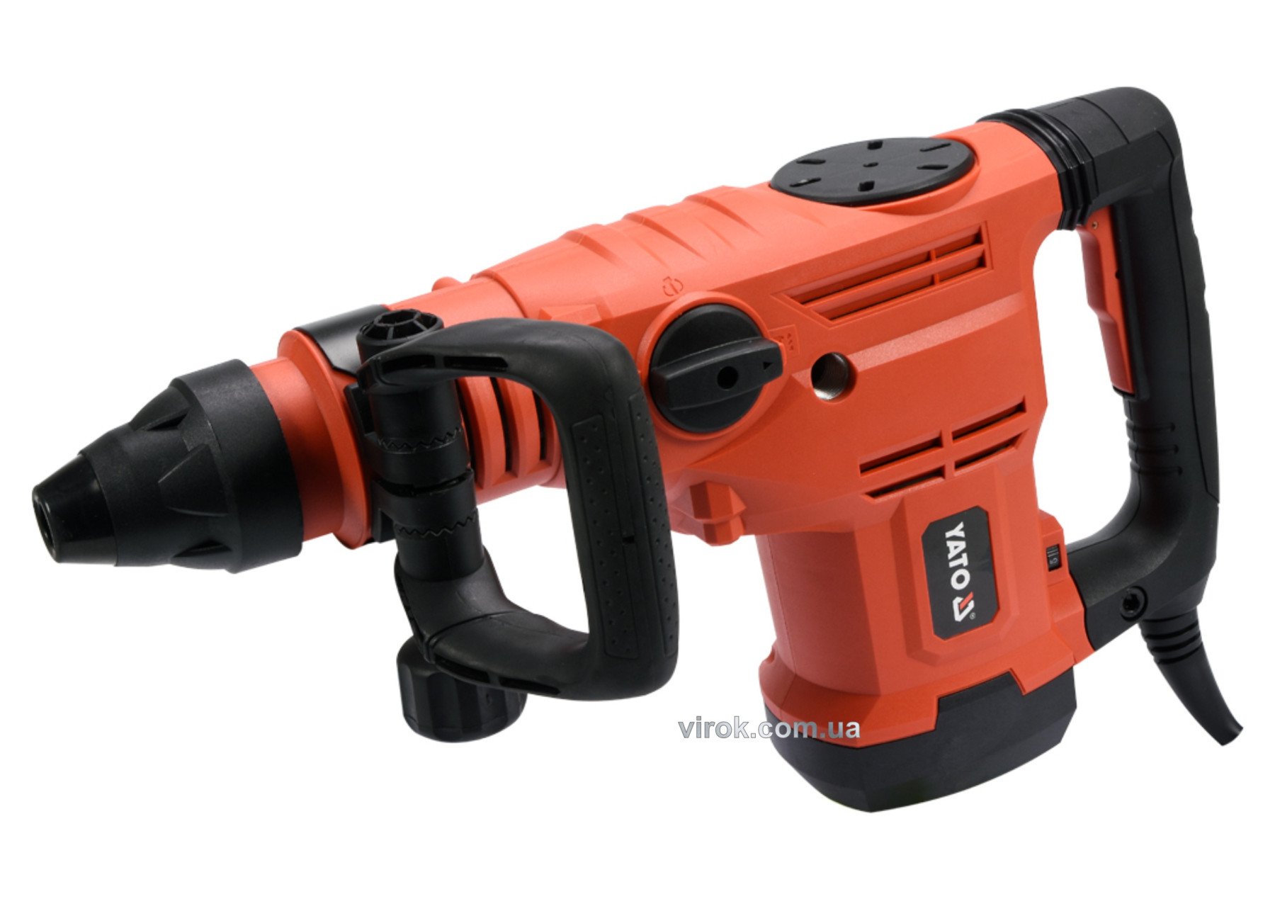 YATO Молот відбійний SDS-MAX мережевий YATO : P= 1600 Вт, J = 5- 25 Дж. свердло Ø≤ 52 мм  | YT-82135