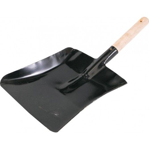 VOREL Совок металевий з ручкою, 460x220мм, S-22  | 72975