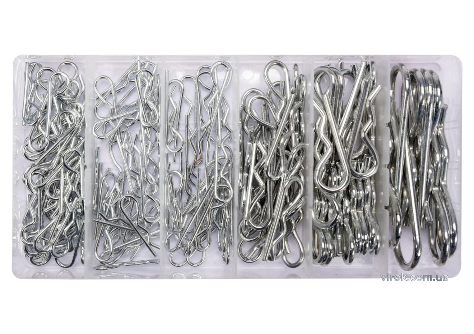 YATO Шплінти пружні хвилясті різних розмірів YATO, набір 150 шт.  | YT-06883