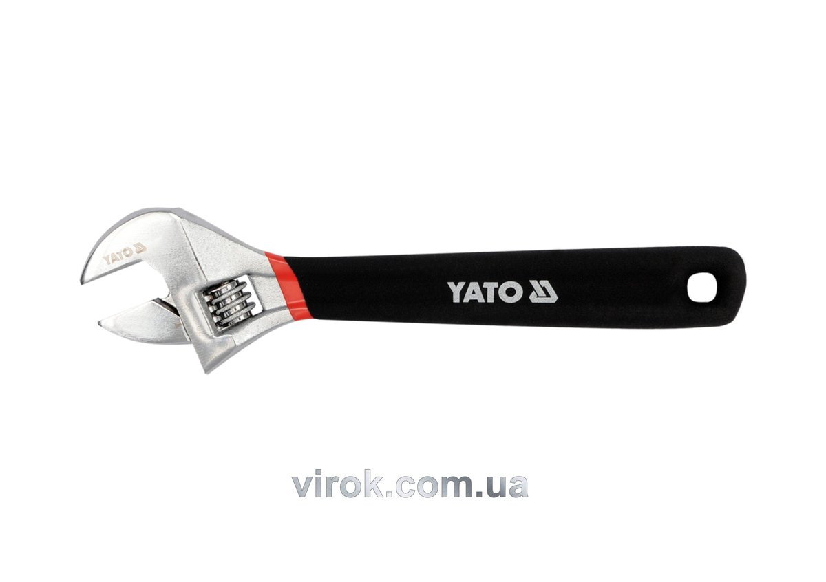 YATO Ключ розвідний : L= 300 мм. гумова ручка
