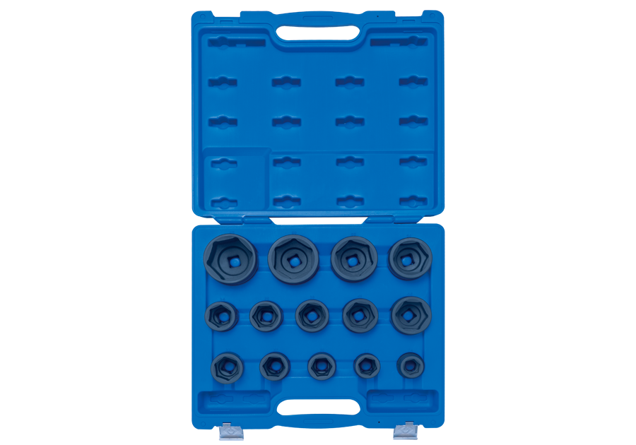 KING TONY Набор головок ударных 3/4" 14 ед. 6-ти гранные, 24-65мм | 6424MP