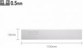 Лезвие OLFA BS-10B. 18x100x0.5мм 10шт. лезвие стандартное для скребков BSR