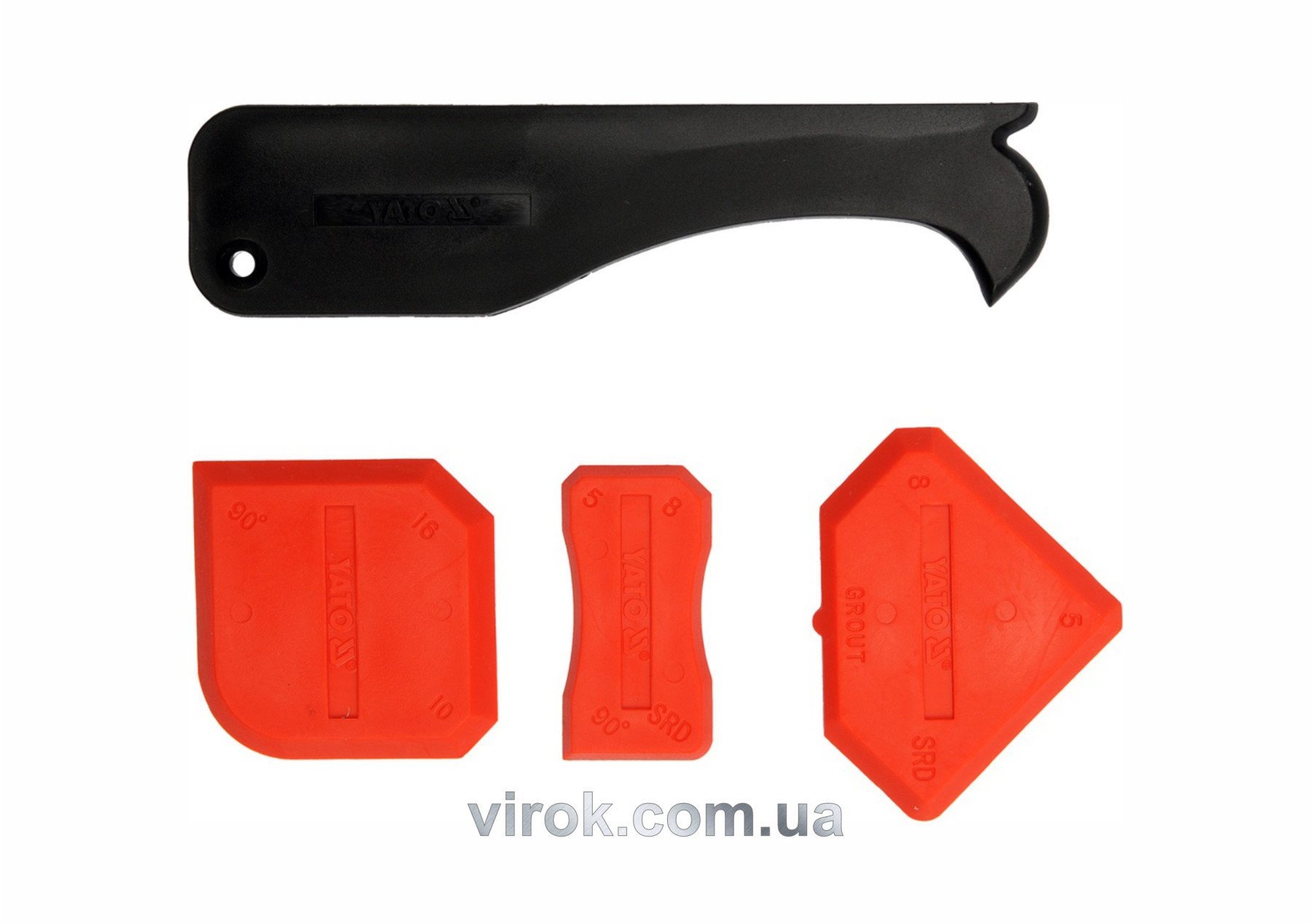 YATO Шпатель для силікону YATO : Набір 4 Од.  | YT-5262