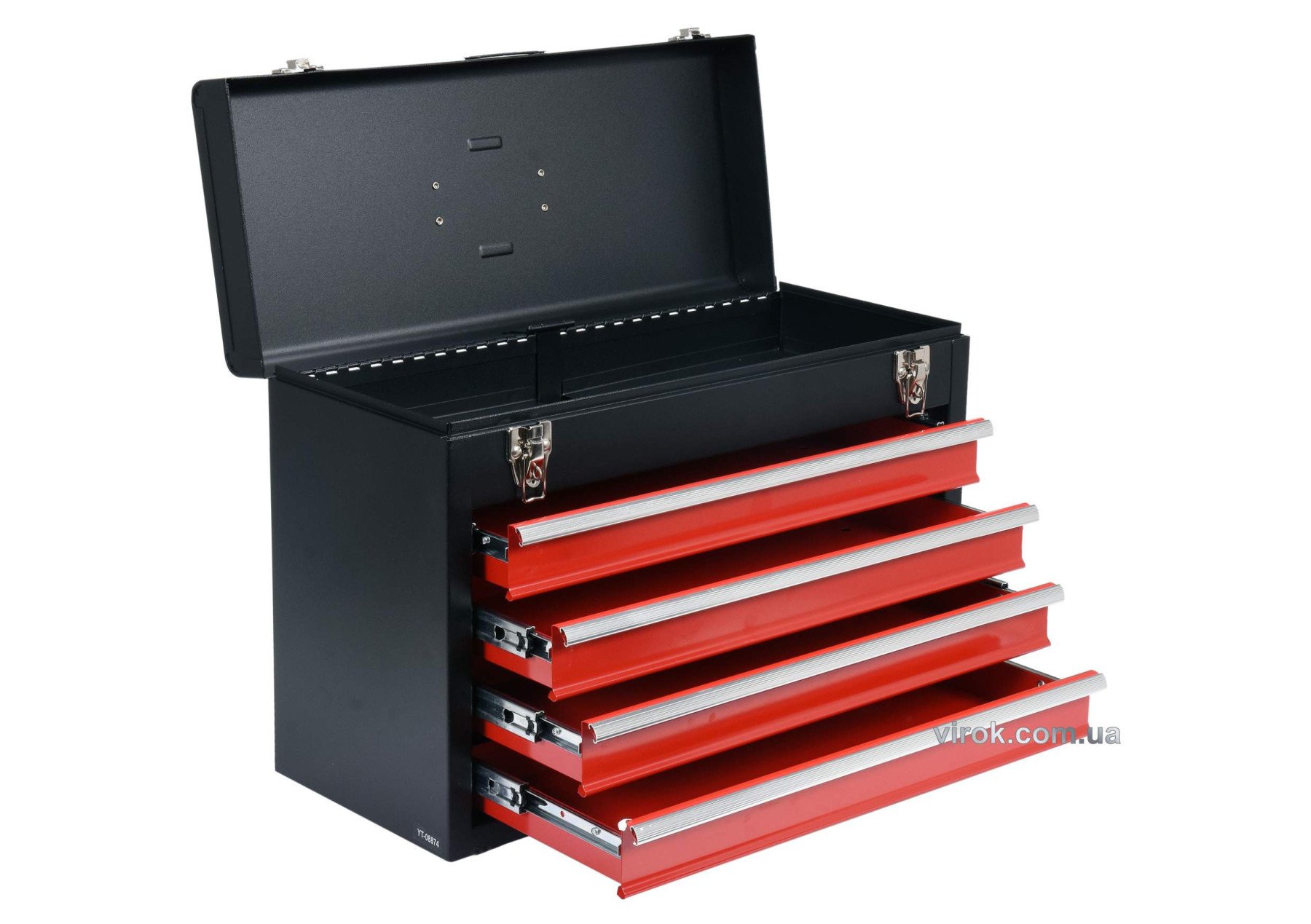 YATO Ящик для інструменту металевий YATO з 4-ма шуфлядами, 218х 360х 520 мм  | YT-08874