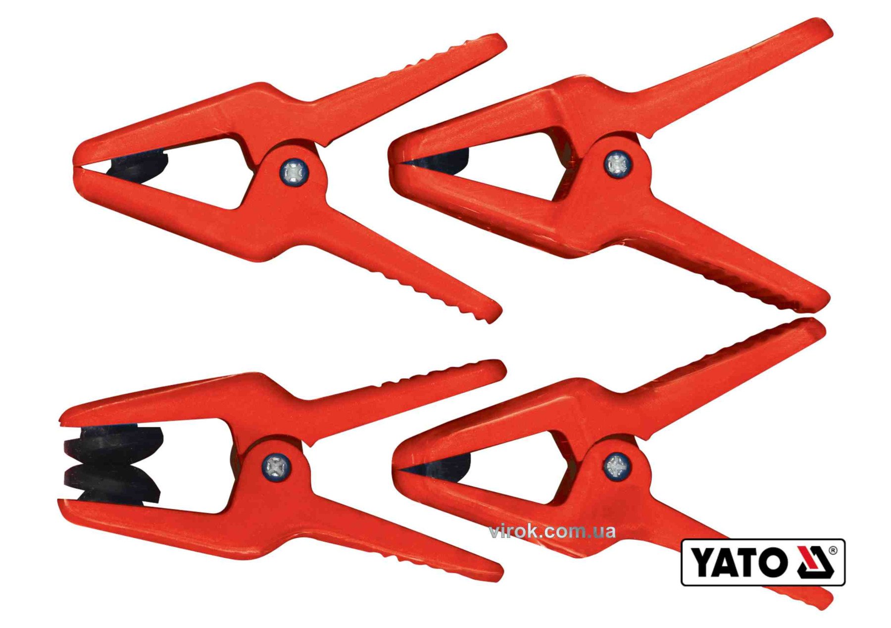 YATO Затискачі для металевих проводів YATO : 4 шт.  | YT-08390