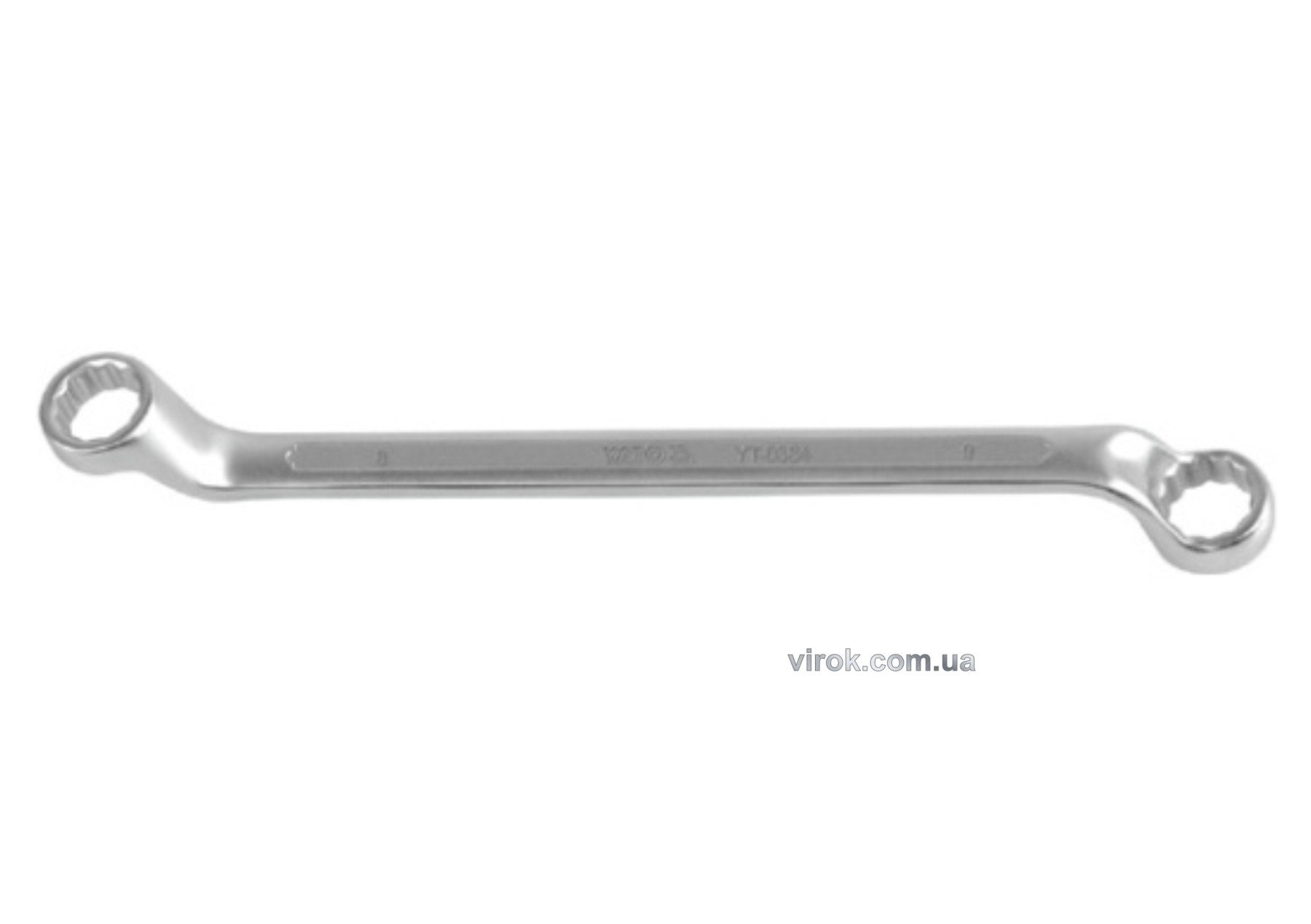 YATO Ключ гнуто - накидний YATO : CrV, М= 8х9 мм, L= 185 мм  | YT-0384