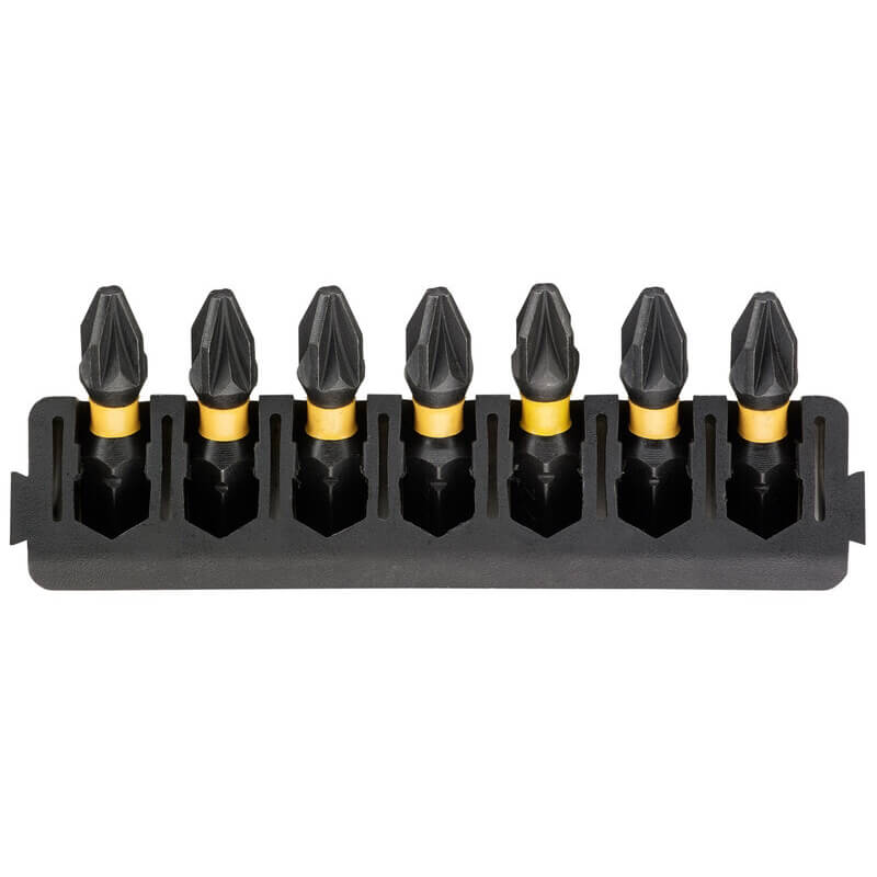 Касета з бітами DeWALT FlexTorq, L = 25 мм, Pz2, 7 шт