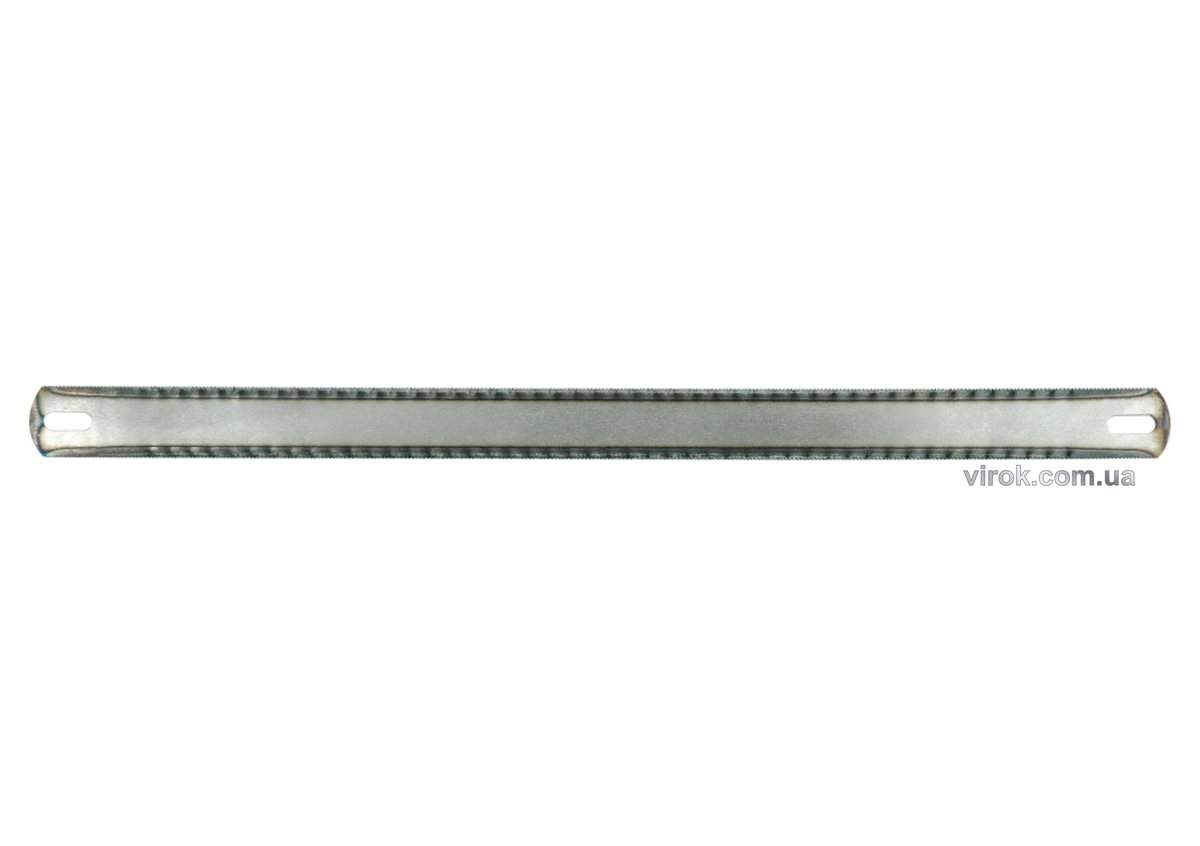 VIROK Полотно по металу 24TPI. 300x25x0,6 мм. для ножівки двостороннє. уп. 3 шт. | 10V201
