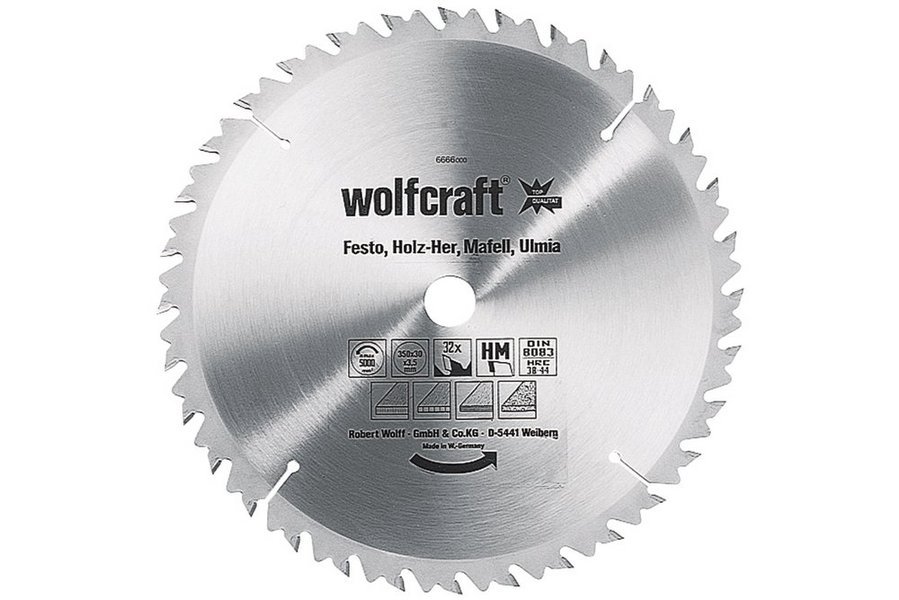Wolfcraft полотно дисковой пилы Ø 300 x 30 x 3,2 // 6662000