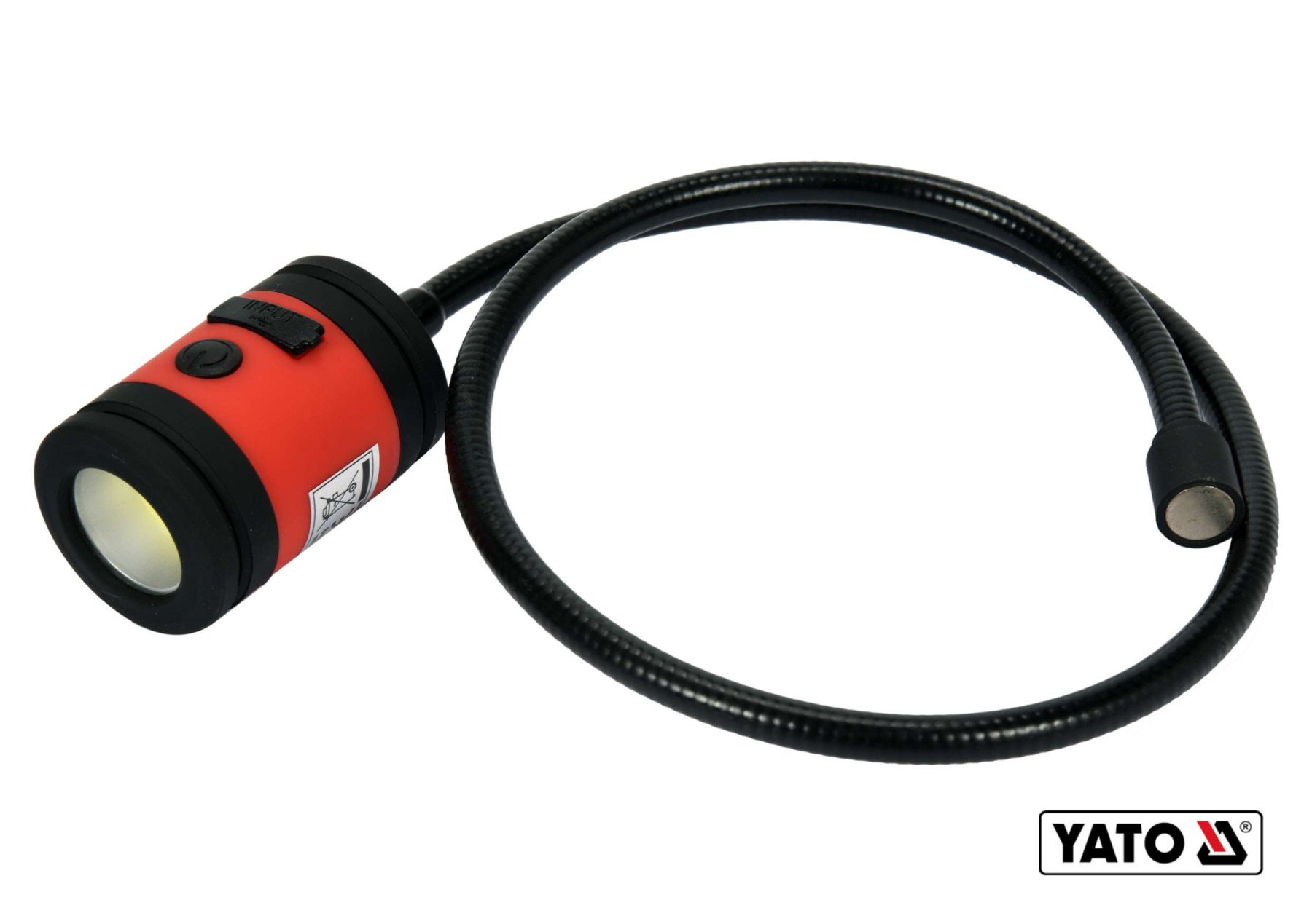 YATO Лампа світлодіодна YATO : 3.7 В Li-Po 1.5 Агод, 3 Вт, 100 lm, гнучкий тримач з магнітом  | YT-0