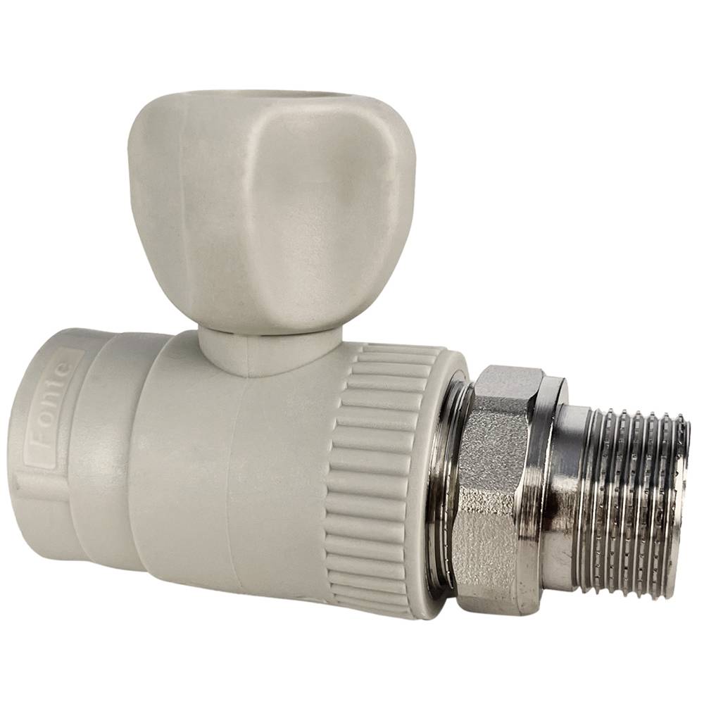 Кран прямий радіаторний PP-RCT 20х1/2 Fonte | 78-848