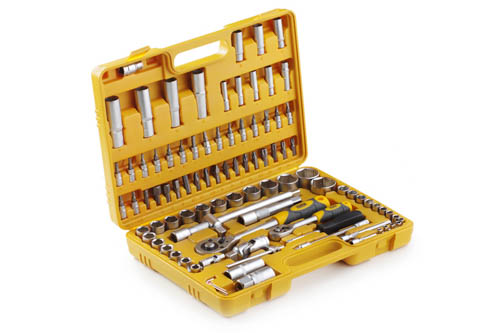 Набор насадок CrV 1/4, 1/2 (94шт) Стандарт СИЛА