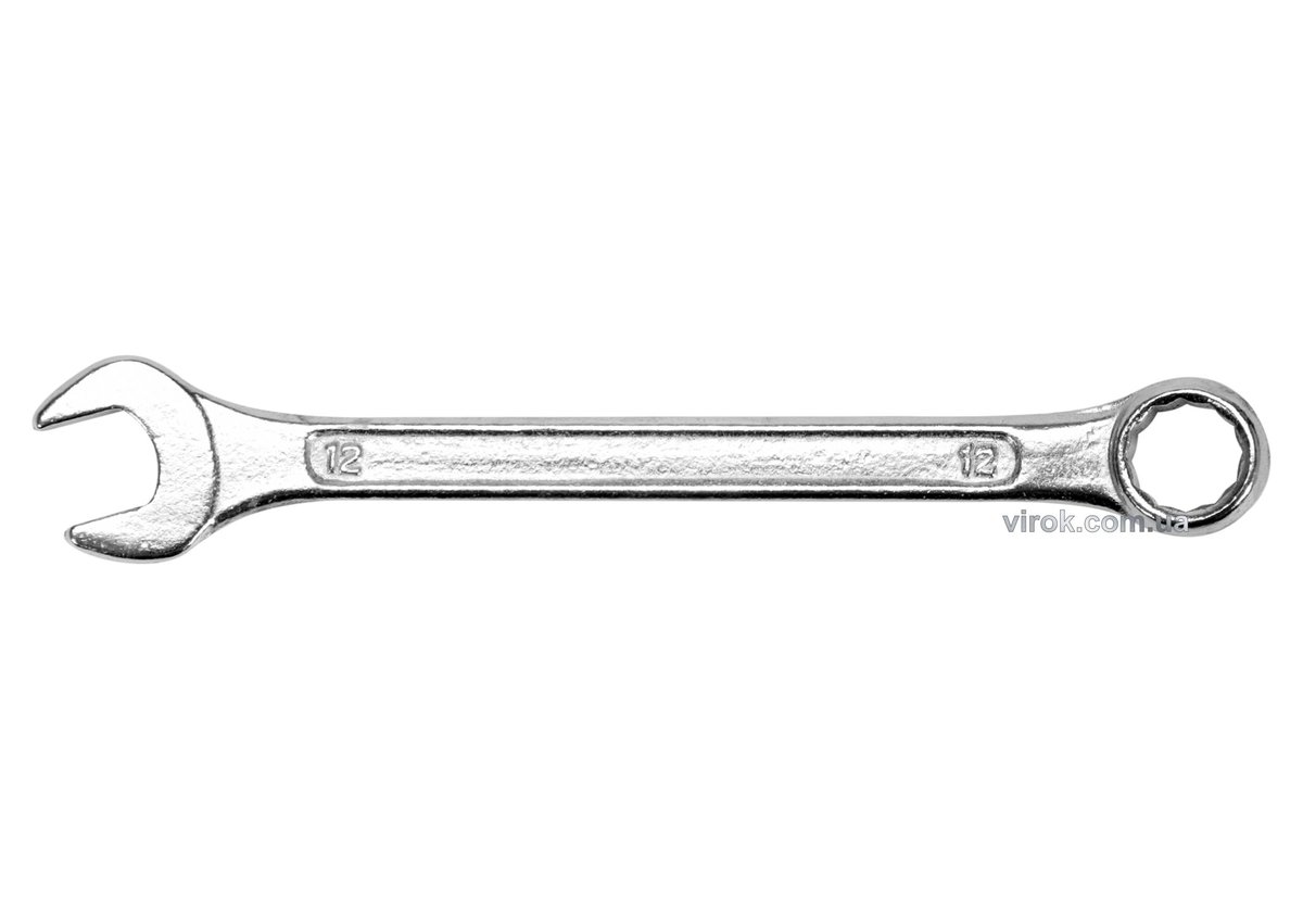 STHOR Ключ ріжково - накидний : М 12 мм, з вуглецевої сталі  | 51046