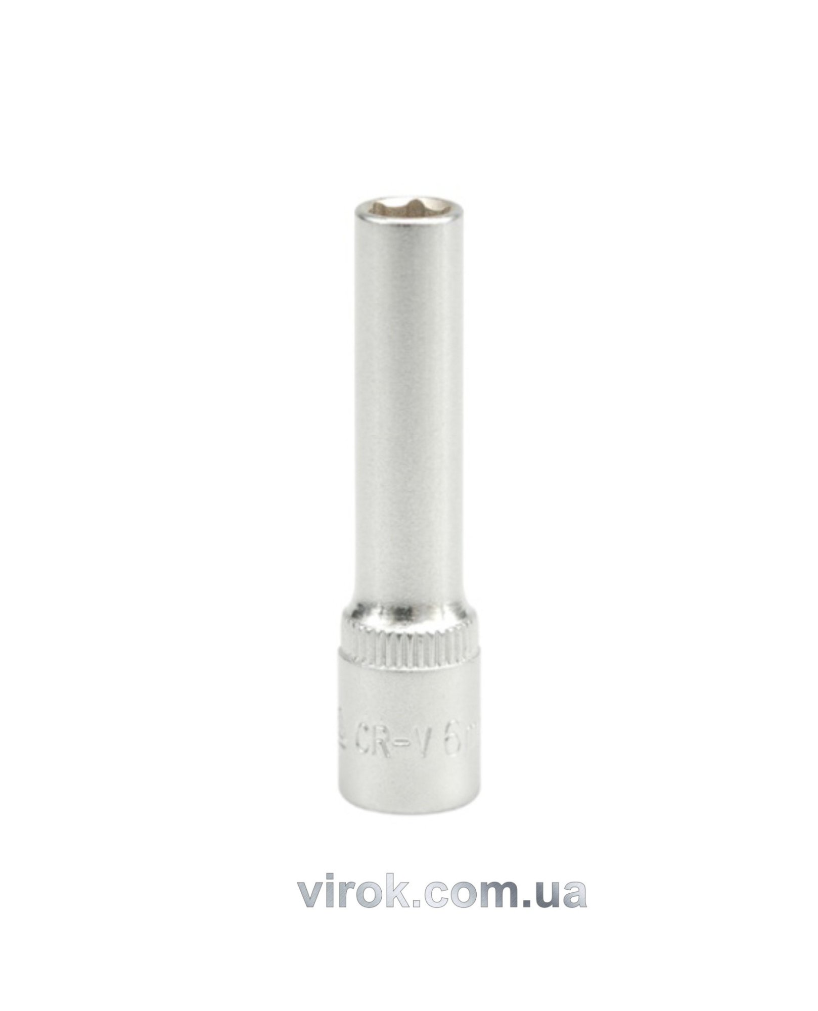 YATO Головка торцева 6-гранна YATO : подовжена, квадрат 1/4", М= 6 мм, L= 50 мм  | YT-1417