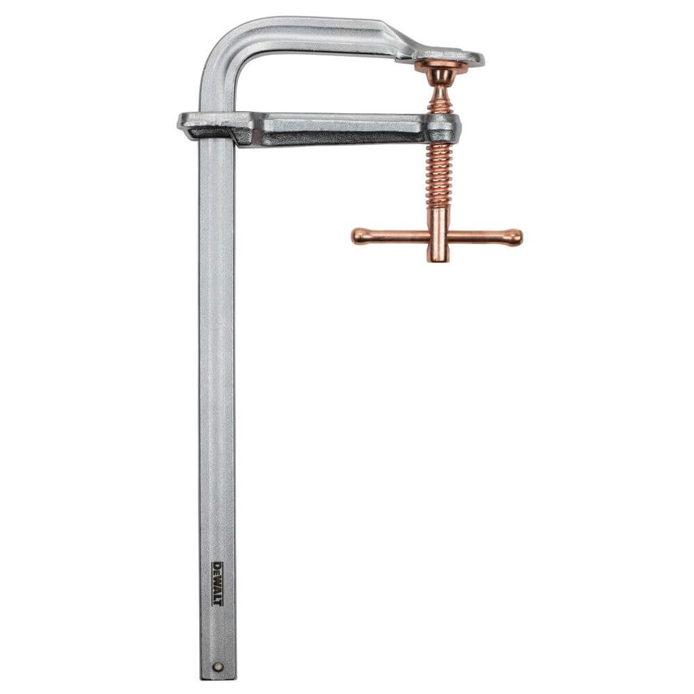 DeWALT Струбцина рейкова паралельна для роботи з металом, 300мм, макс. тиск 450 кг