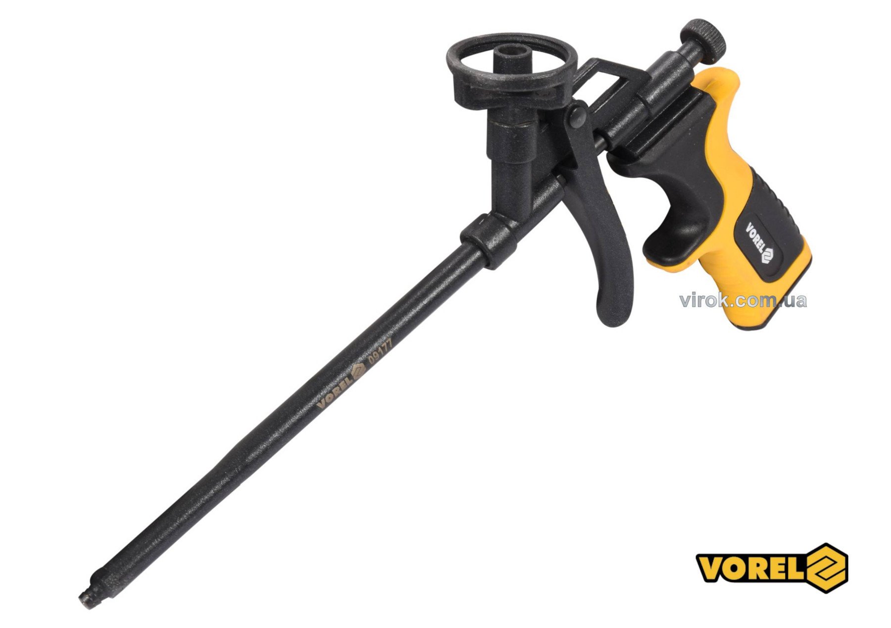 VOREL Пістолет для нанесення монтажної піни : алюмінієвий  | 09177