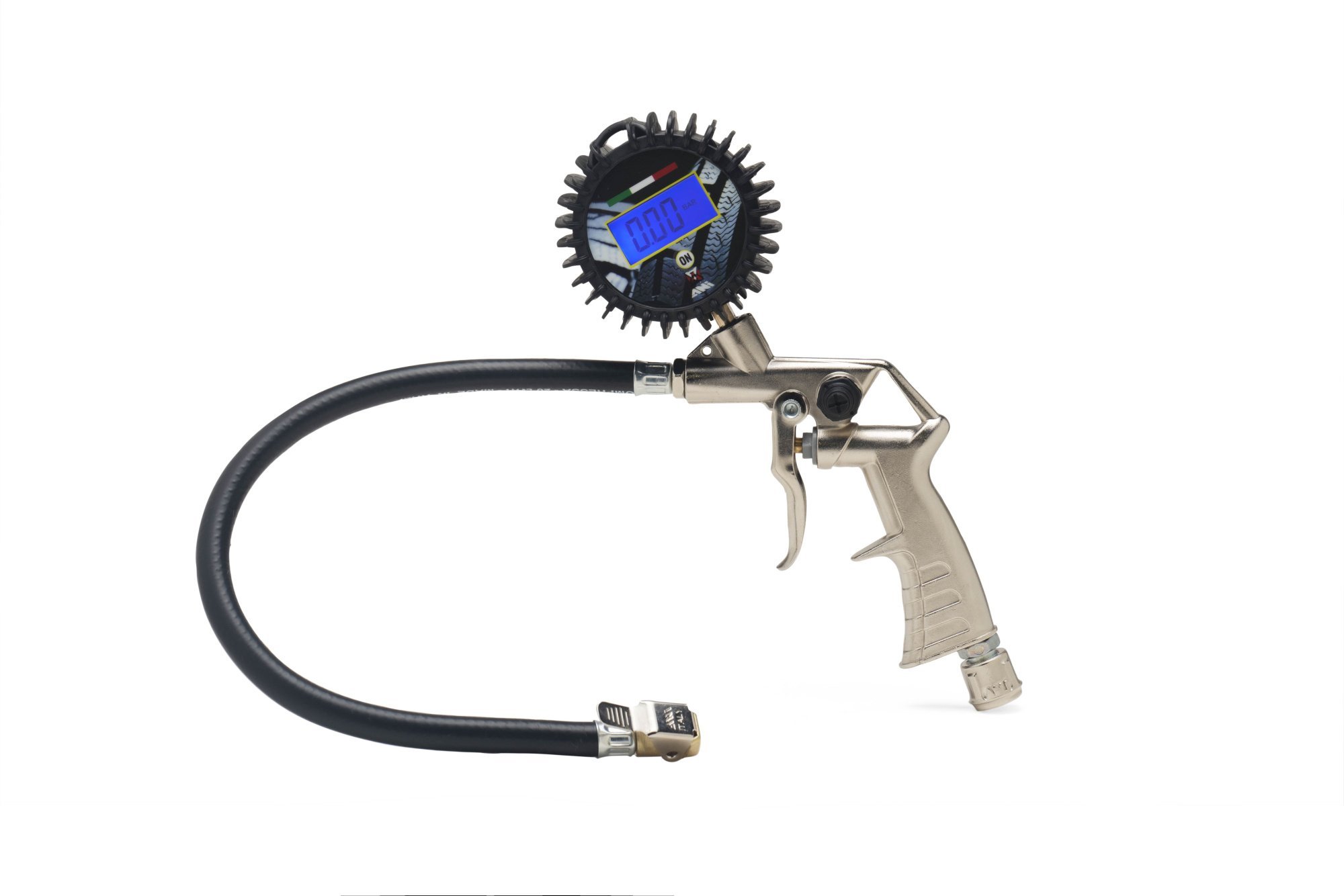 ANI Spa Пистолет для накачки шин електронный модель25, манометр D=63мм. Новинка | AH1703703A