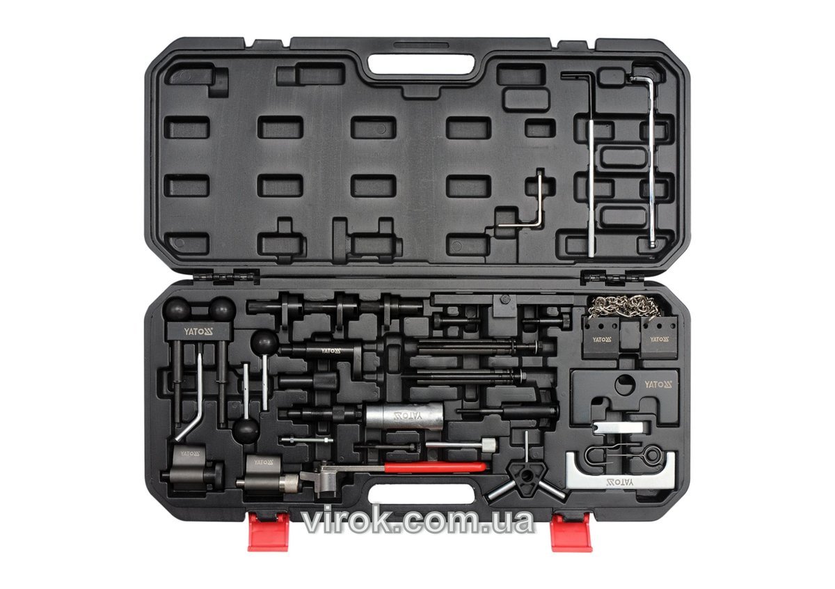 YATO Фіксатори газорозподільної системи двигунів авто групи V.A.G., наб. 34 елем.  | YT-06015