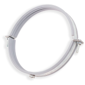 Хомут металлический для вентиляции с резиновой вставкой "АЭРО" 225 /М8