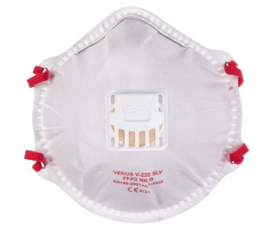 Milwaukee Респиратор с клапаном FFP2 (10шт) 4932478548 // 4932478548